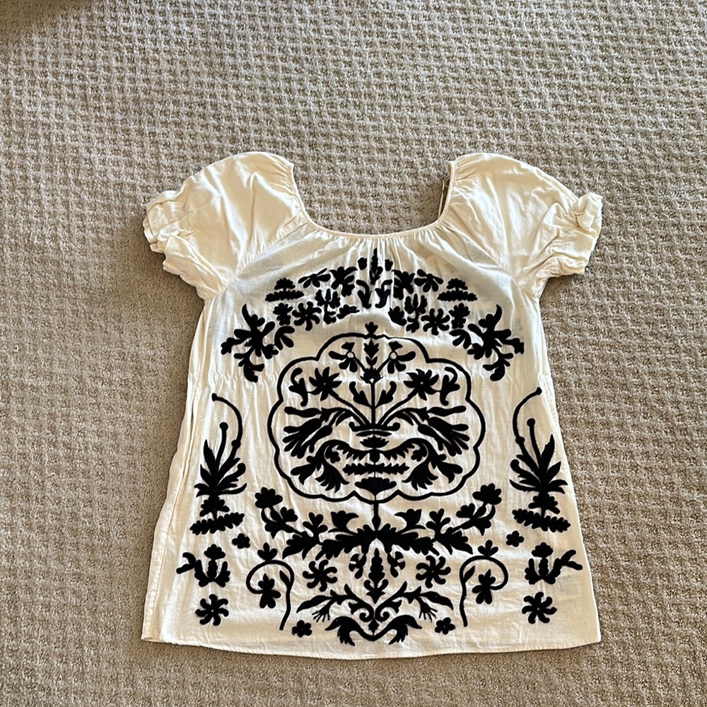 Free People embroidered mini dress